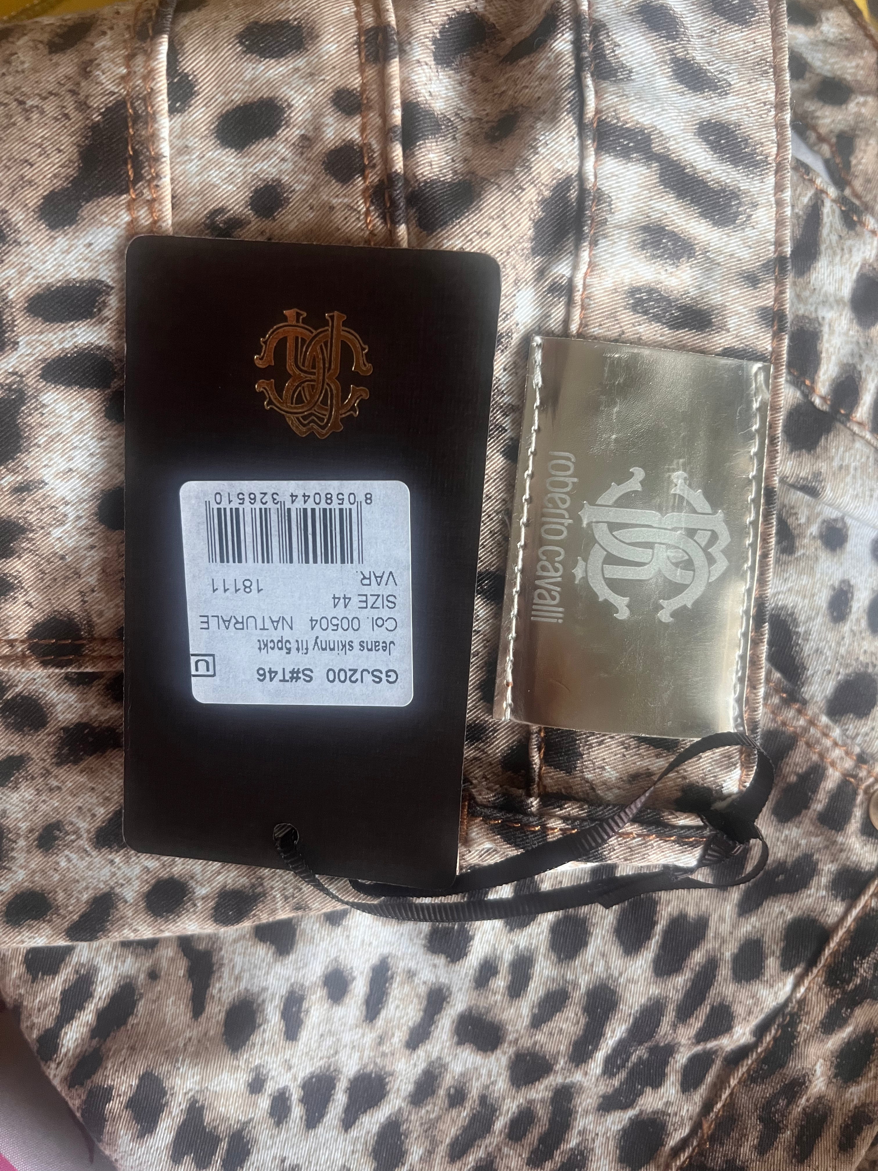 Roberto Cavalli Leopard Jeans