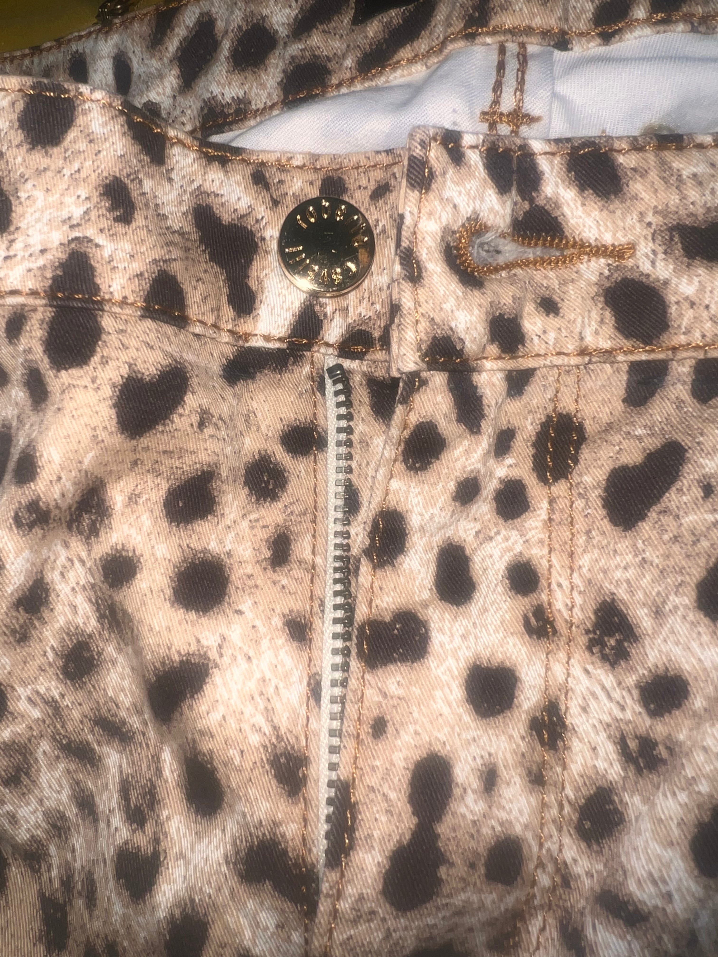 Roberto Cavalli Leopard Jeans