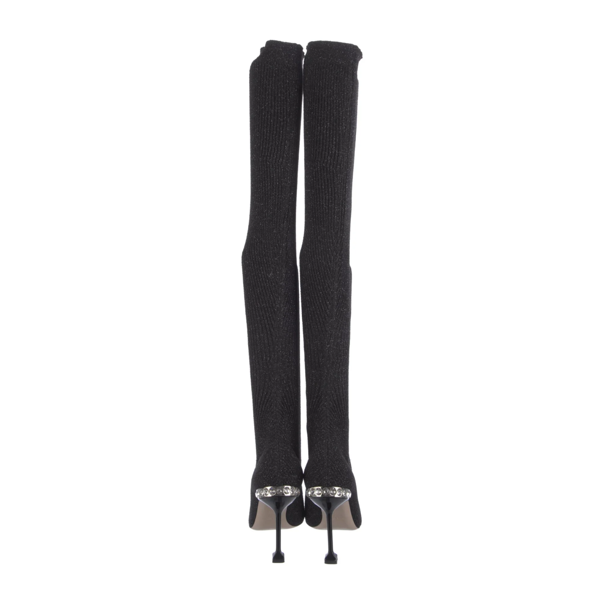 Miu Miu Embellished Boots Sz 36.5