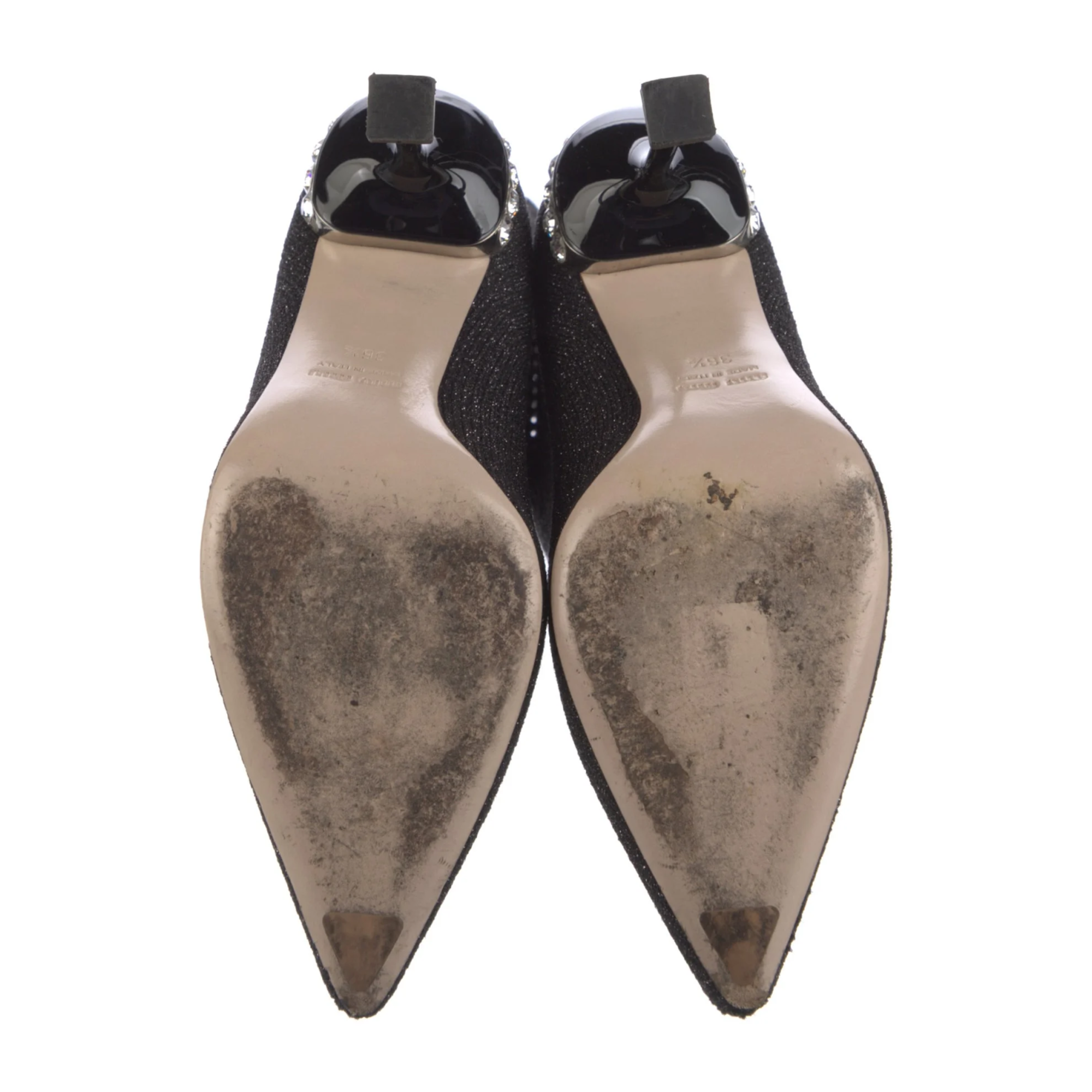 Miu Miu Embellished Boots Sz 36.5