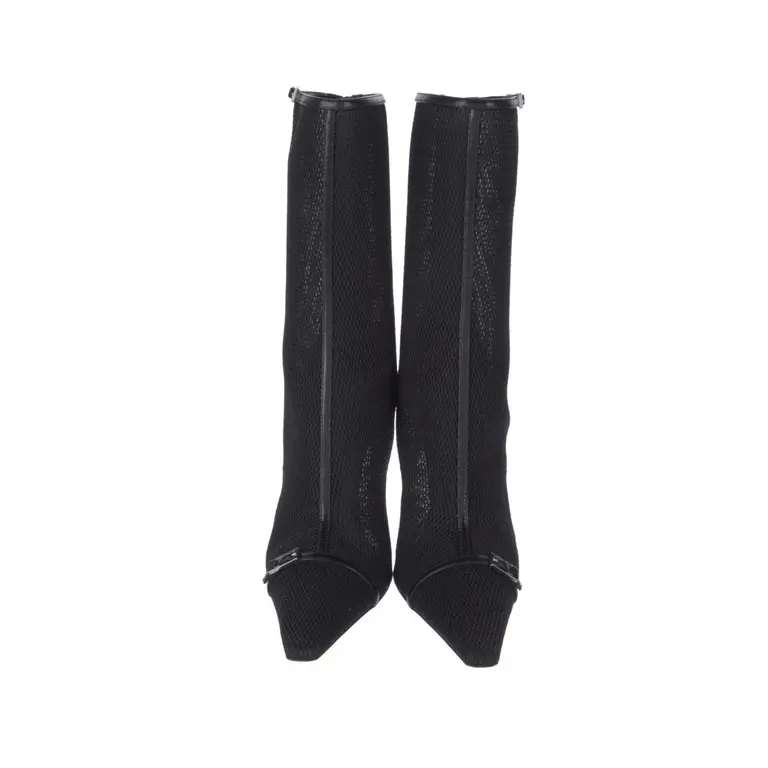 Saint Lauren Mesh Boots Sz 38.5