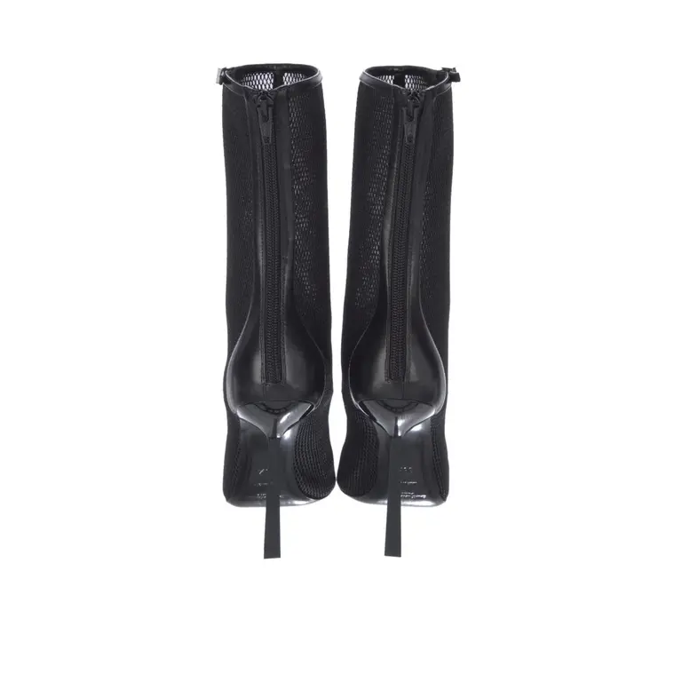 Saint Lauren Mesh Boots Sz 38.5