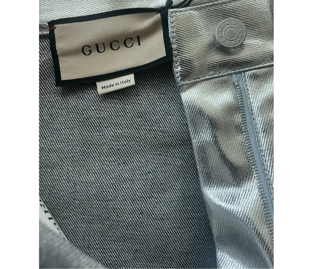 Gucci Metallic Pants