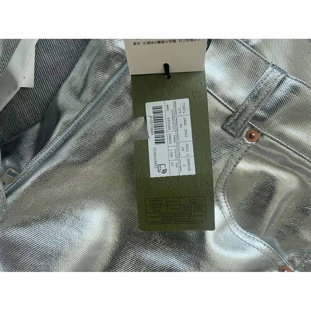Gucci Metallic Pants